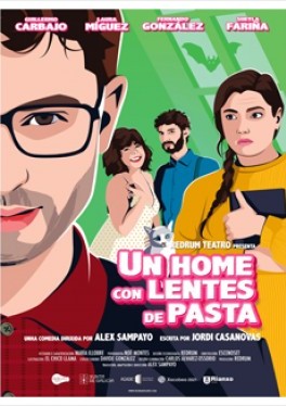 UN HOME CON LENTES DE PASTA